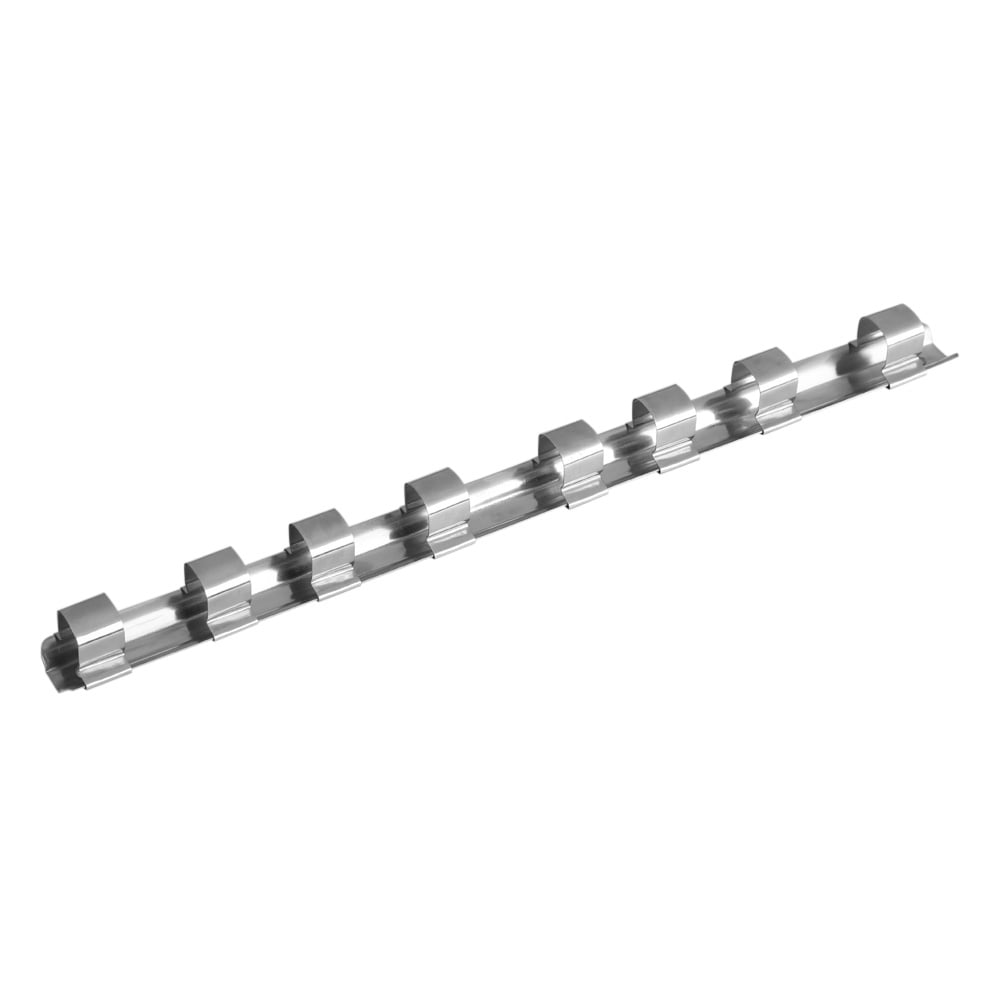 Carbon Steel 8 Socket Rack Storage Divider Rail Tray Holder Shelf Stand