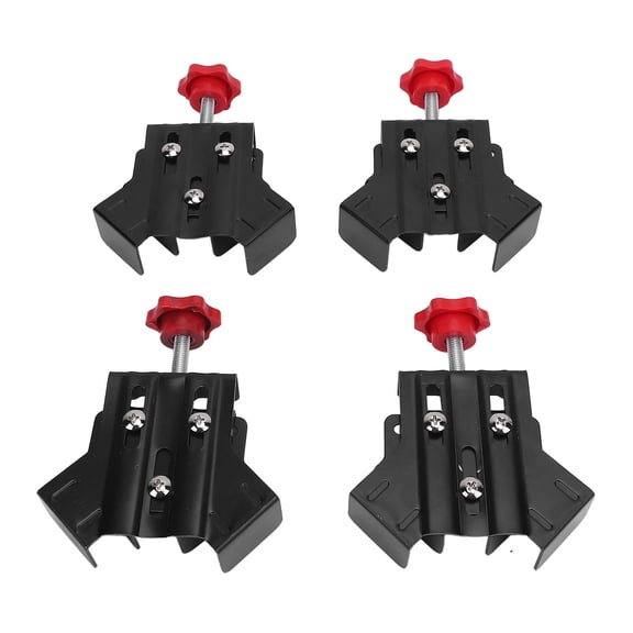 Carbon Steel 90 Degree Right Angle Corner Clamp for Welding and Woodworking Jointing, Heavy Duty Adjustable Frame Vise Holder Fixer, 13.8 Inches / 35.0 cm Pack of 4