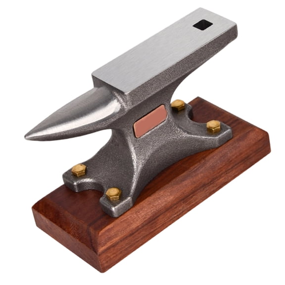 Carbon Steel Anvil Tool with Stable Base for Silversmithing, Blacksmithing & Repairs