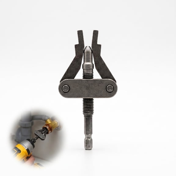 Carbon Steel Broken Pipe Extractor, 1/2" 3/4" Damaged Faucet Screw Remover Tool