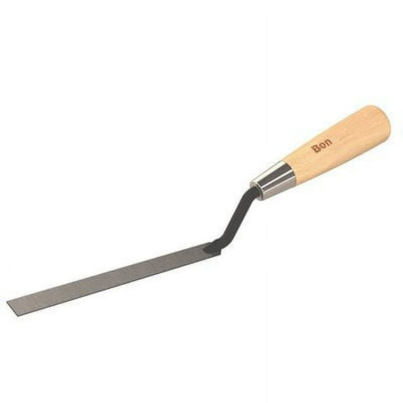Bon Tool 11-254 Caulking Trowel - Square End - Flexible with 0.5 in. Wood Handle