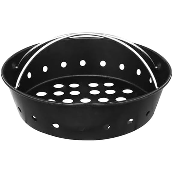 Carbon Steel Charcoal Ash Basket with Handles Heavy Duty Grill Replacement for Kamado Joe Jr, MiniMax Big Grill Green Egg, Enhanced Airflow & Ash Cleanup$$Garden & Patio