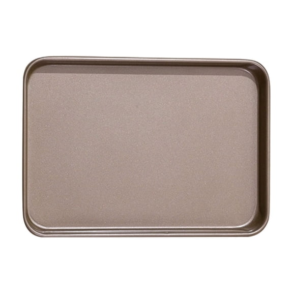 Carbon Steel Cooking Tray Nonstick Layer Golden Baking Pan Cookie Sheet For Even Heat Distribution And Easy Cleaning