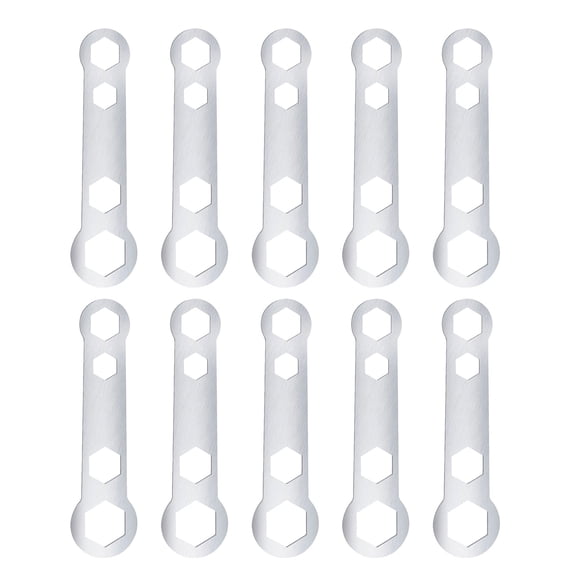 Carbon Steel Double Ended Wrench Long Lastings Thin Spanners Resistant Flat Wrench for General Repairs