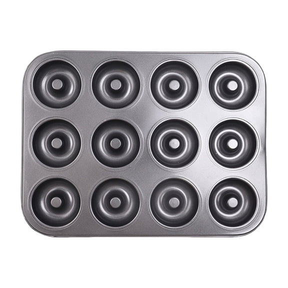 Carbon Steel Doughnut Baking Pans Nonstick Deep Mold Oven Safe to 450F