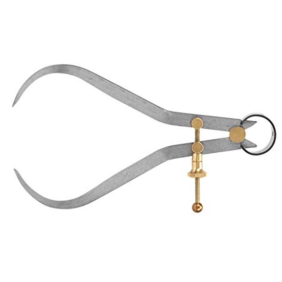 Carbon Steel External Caliper Ensuring Precise Measurements in Lathe Work Applications