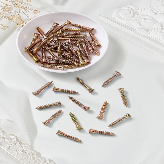 Carbon Steel Flat Head Screws Rainbow Color 28x7.5mm
