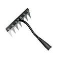 thumbnail image 1 of Carbon Steel Garden Hand Rake – Weeding & Scarifier Tool 5-8 Teeth Options New, 1 of 1