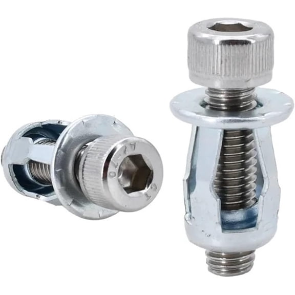 Carbon Steel Hexagonal Nut, Stainless Steel Nut,M4 M5 M6 M8 Panel License Plate Lock Fixing Screw Bolt Nut Kit Expansion Clip Petal Metal Rivet Nut Rivet Nut(Socket Head Silver,M4x16(10Pcs))