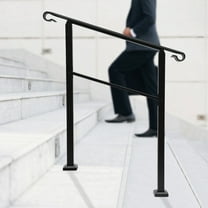 MORryde STP214-121H Step Above 3 Step Portable RV Stair Handrail ...