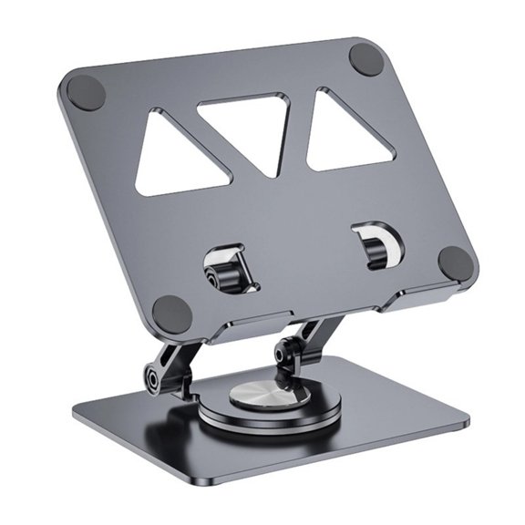 Carbon Steel Laptop Stand Featuring 360 Degree Rotation Ergonomic Support for Tablets and Notebook Fast Installation