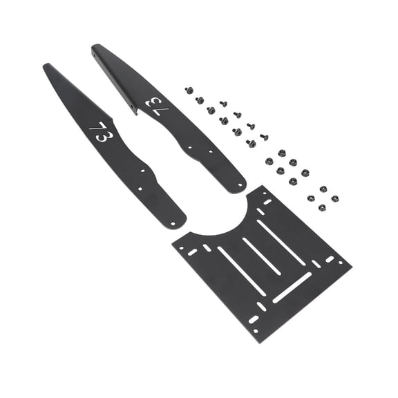 Carbon Steel Motorcycle Back Luggage Rack for Super 73 Electric Bike, Rear Shelves with Screws Modification Accessories