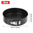 thumbnail image 1 of Carbon Steel Non Stick Leakproof Cake Baking Pans Springform Cake Pan with Removable Bottom Round Mold for Home Kitchen Bakery, 1 of 10