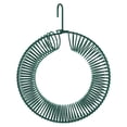 thumbnail image 1 of Carbon Steel Peanut Bird Feeder With Hanging Hook Hanging Wreath Birdfeeders Rustproof & Weatherproof Peanut Ring Squirrels Food Container For Outdoor Birds Squirrels Feeding(green), 1 of 10