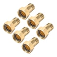 thumbnail image 1 of Carbon Steel Pipe Fitting, Hex Nipple, G1/2 Male x 3/4PT Female Thread Connector Couplings 6 pcs, 1 of 3