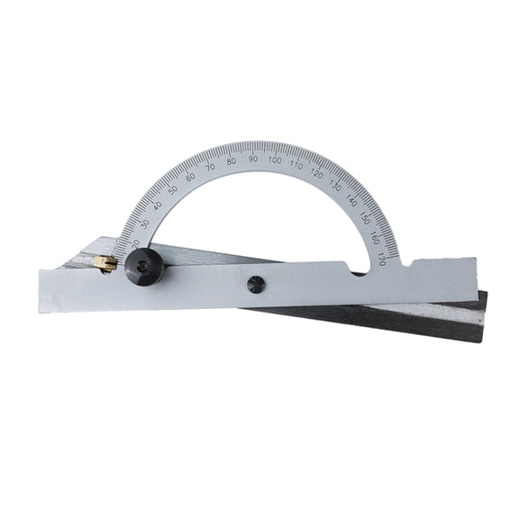 Carbon Steel Protractor 10-170 Degrees Ruler Adjustable Angles Protractor Woodworking Ruler Angles Measure Tool