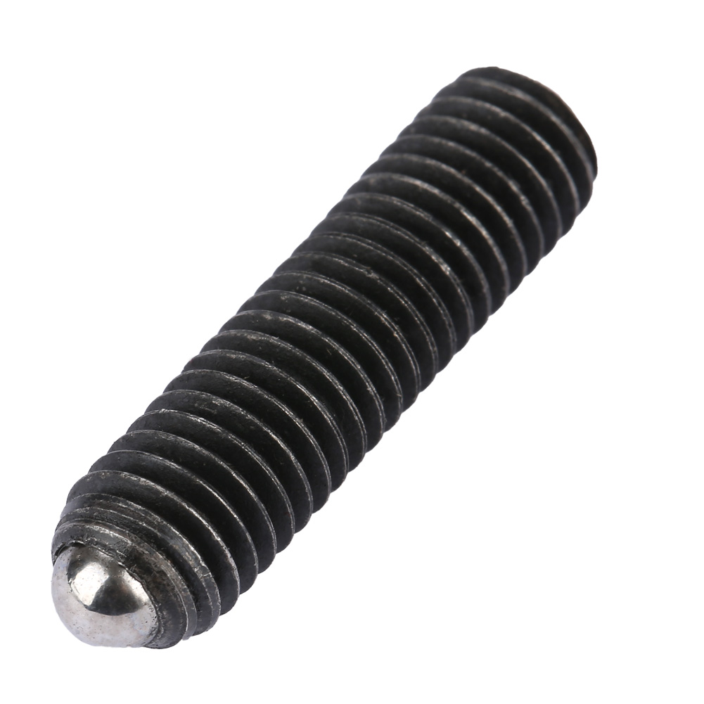 Carbon Steel Push Fit Spring Piston Plunger, M8 Screw Thread Hex Socket Steel Plunger , For