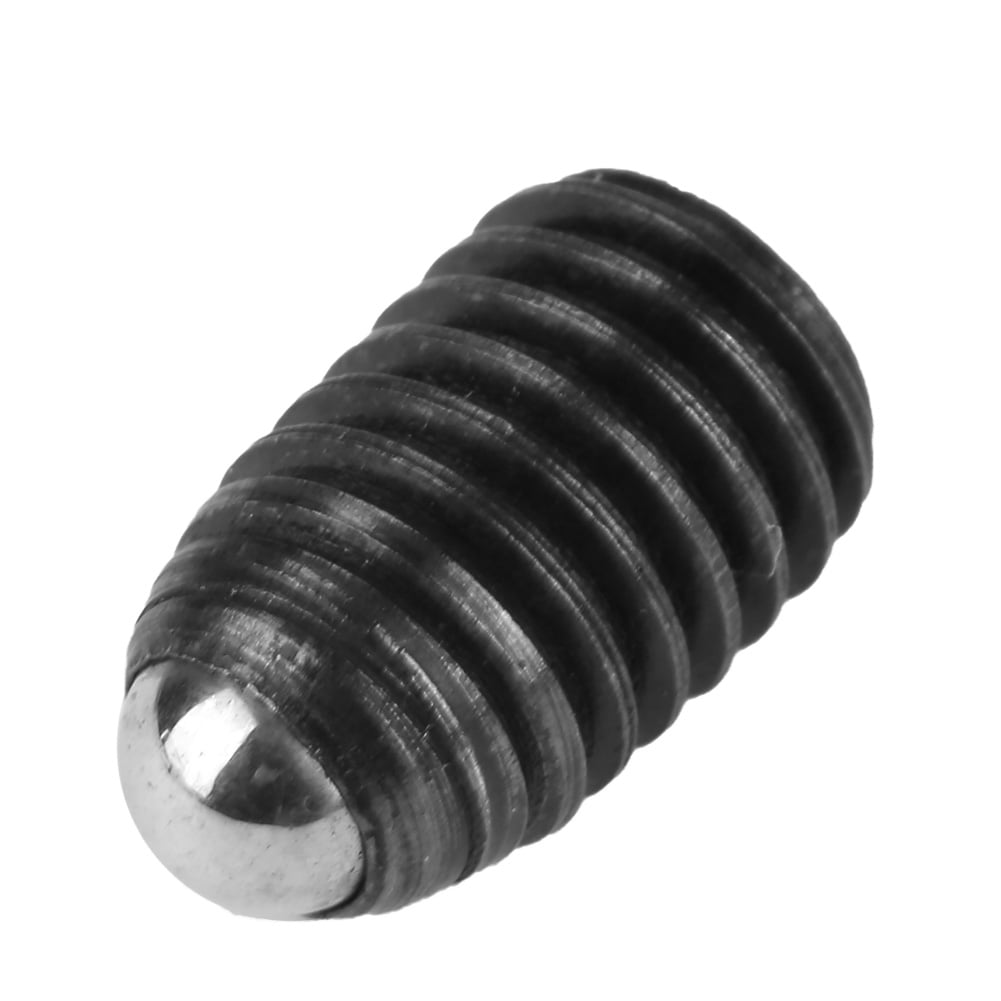 Carbon Steel Push Fit Spring Piston Plunger, M8 Screw Thread Hex Socket Steel Plunger , For