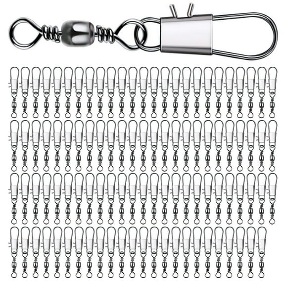 Carbon Steel Quick High Speeds ​​Swivels Pass Throughs Guide Rings Sea Fishing Lures Rod Line Connectors Accessory