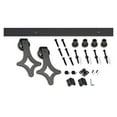 Carbon Steel Rhombusshaped 416FT Sliding Barn Door Hardware Kit