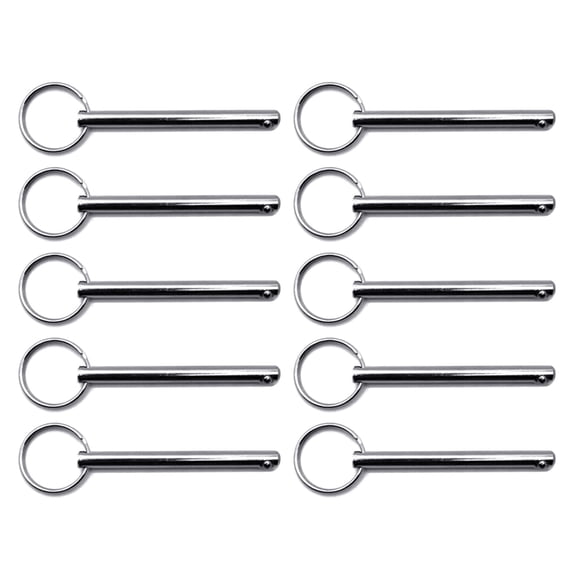 Carbon Steel Rings Pull Quick Release Locking Pins Button Head Multiple Size