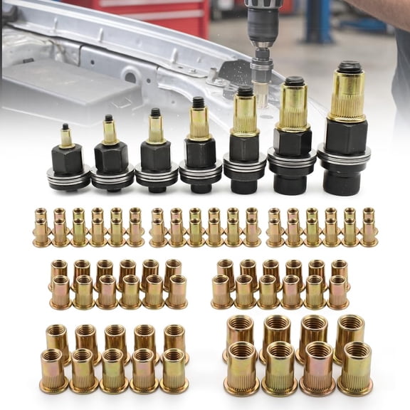 Carbon Steel Rivet Nut Tool Set, Head Rivet Nut Tool Rivet Nut Tool Kit
