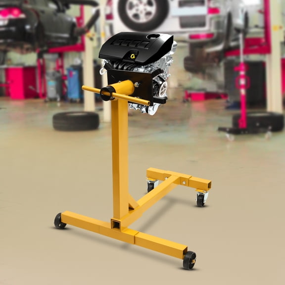 Carbon Steel Rotating Engine Stand w/ 360 Degree Rotating Head 1000 lbs Capacity