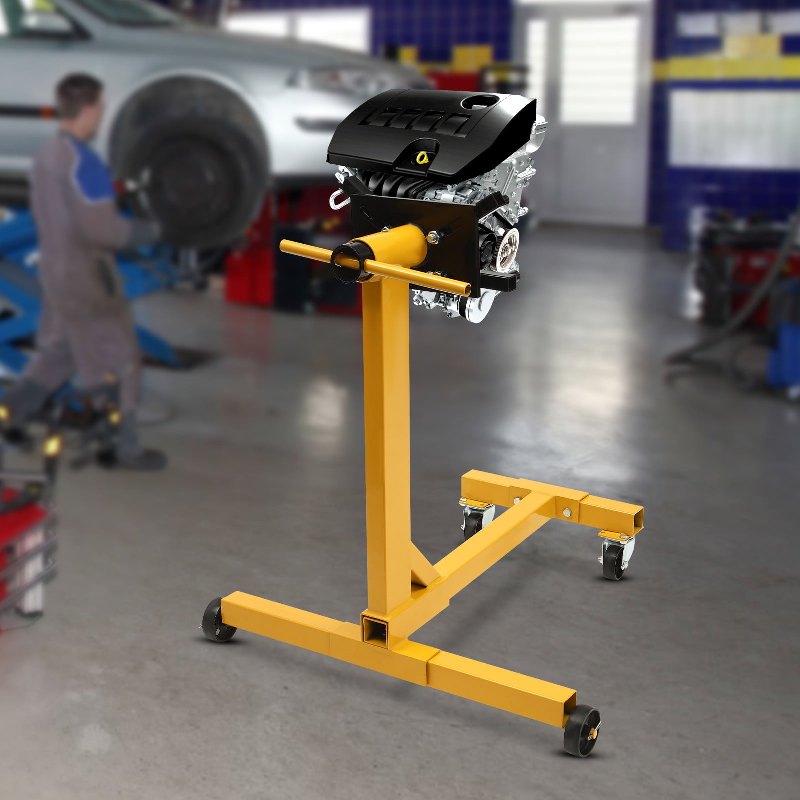 Carbon Steel Rotating Engine Stand w/ 360 Degree Rotating Head 1000 lbs ...