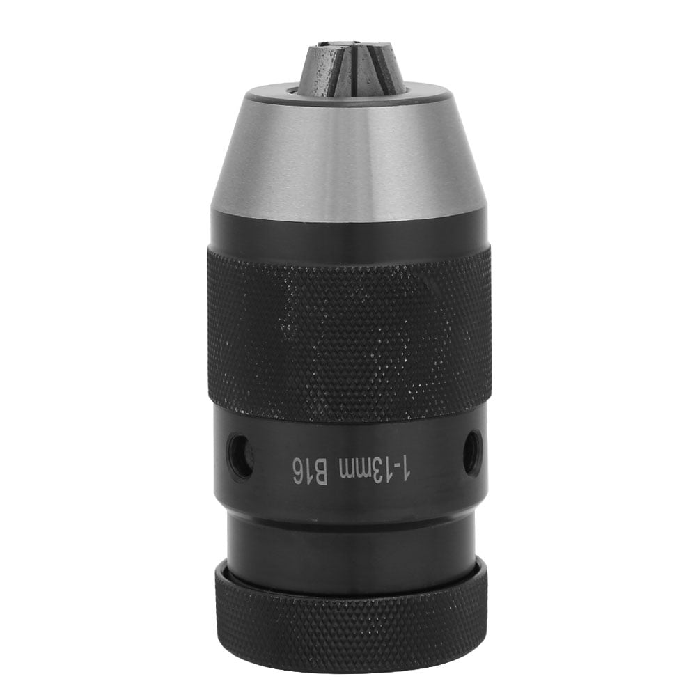 Carbon Steel Self Tighten Keyless Lathe Drill Chuck B16 Arbor Live