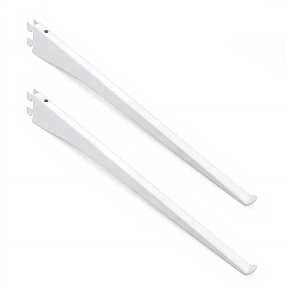 Carbon Steel Shelf Brackets Replacement Rustproof Vertical Hole Plate Rack Fits Standard Slotted Shelves Enduring