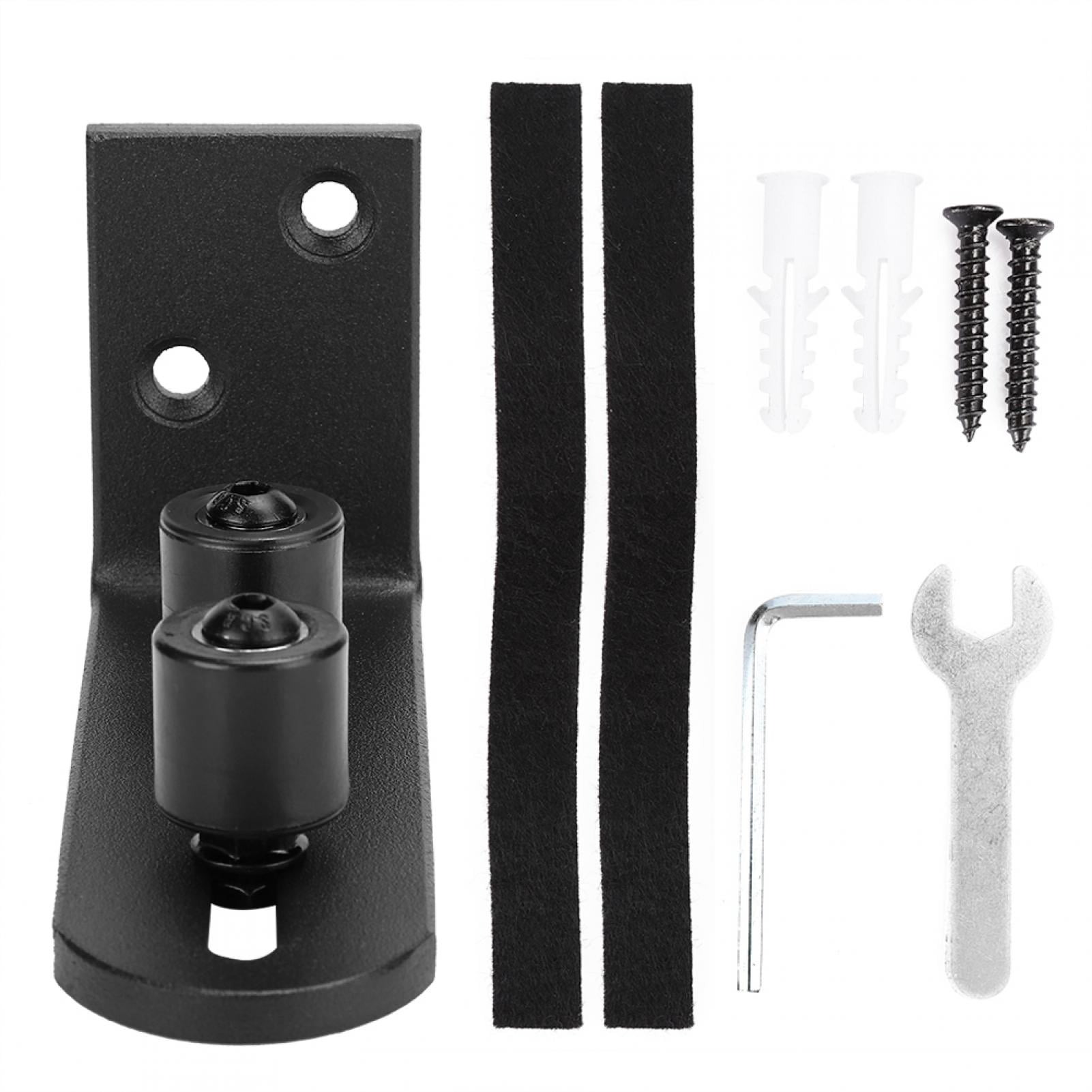 Carbon Steel Sliding Barn Door Guide Floor Roller Guides with Duplex Bearing Door Hardware