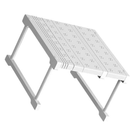 Carbon Steel Stackable Telescopic Kitchen Counter Shelves Extendable Storage Rack for Cupboard and Closet Organization