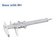 Carbon Steel Vernier Caliper 6 Inch, 0.05" Precision, Durable Caliper Tool