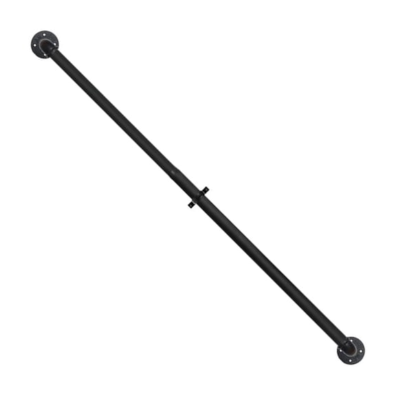 Carbon Steel Window Curtain Rod Flexible Telescoping Drapery Rod Adjustable Wrap Around Pipe Curtain Rod Home Decors