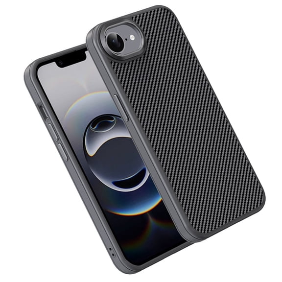 Carbon Texture Shell Case for Phone 16e Scratchproof Housing Covers Phone Protector Case Shockproof