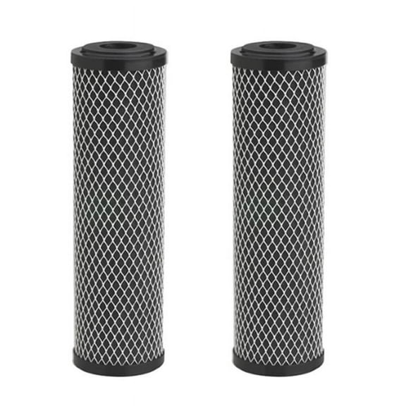 Carbon Water Filter 10-Inch Standard Whole House Carbon Wrap Sediment Odor Replacement Filter Cartridge 5 Micrometres