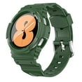 thumbnail image 1 of Carbon fiber Case+Band for Samsung Galaxy 4 Classic 46mm 42mm/Watch 4 44mm 40mm/Gear s3 Frontier TPU Rugged Case+Strap Galaxy Watch 4 Classic bands, 1 of 8