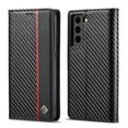 thumbnail image 1 of Carbon fiber PU leather case for Samsung S25 ultra S24 fe S23 plus S22 S21 A16 A25 A24 A14 A35 A34 A55 A54 A23 A53 A33 A15 A13 flip cover, 1 of 5