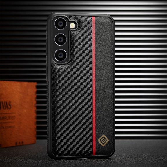 Carbon fiber PU leather case for Samsung S25 ultra S24 plus S23 fe S22 S21 note 20 A16 A55 A35 A15 A73 A71 A54 A53 A52 A34 A33 ultrathin cover