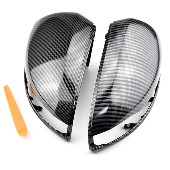 Carbon fiber pattern-2 Pcs LHD For Mercedes Benz C W205 E W213 GLC-Class X253 S Class W222 ABS Car Rearview Mirror Cap Cover Trim Accessories