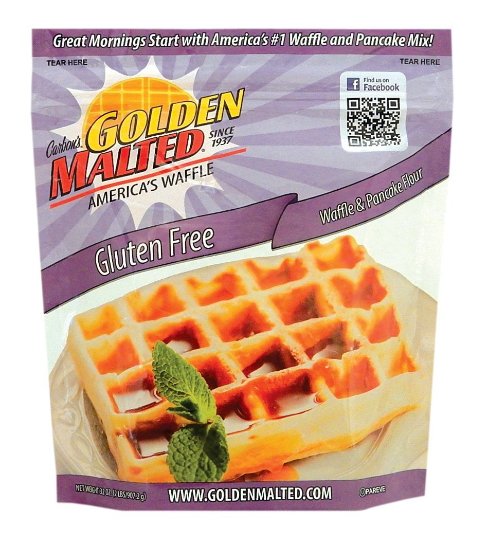 Carbon's Golden Malted Gluten Free Waffle Pancake Flour