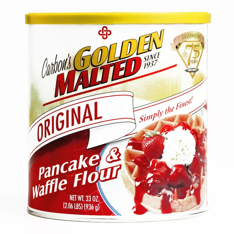 Carbon's Golden Malted Pancake & Waffle Flour 33 oz each (1 Item