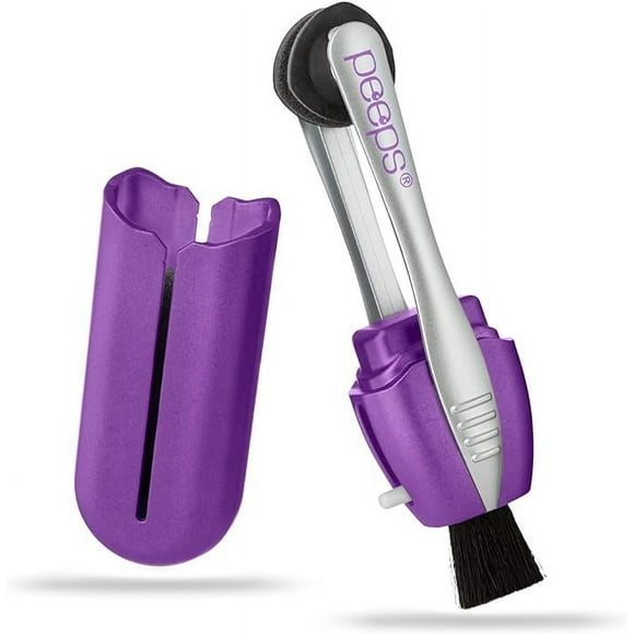 CarbonKlean Peeps Eyeglass Lens Cleaner - Efficient and Durable Carbon Microfiber Technology - Exclusively Used by NASA - 500 Uses (Soft Touch Lavender)