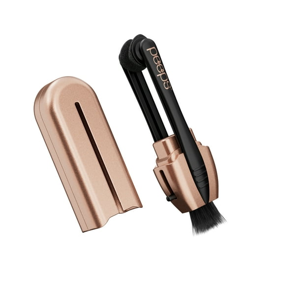 Peeps Glasses Cleaner - for Eyeglasses, Reading Glasses, and More - Lens Cleaner With Carbon Microfiber Tech - Rose Gold - 1 Count