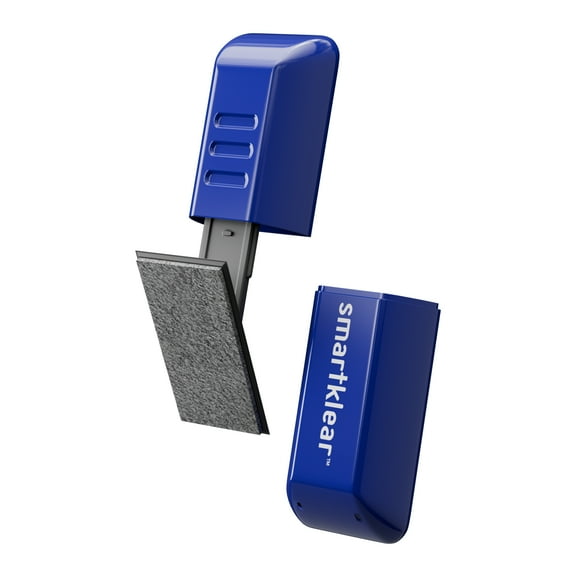 CarbonKlean SmartKlear Smart Phone Screen Cleaner - Compatible with iPhones, Androids, and More - Cleaner With Carbon Microfiber Tech - Injected Blue - 1 Count