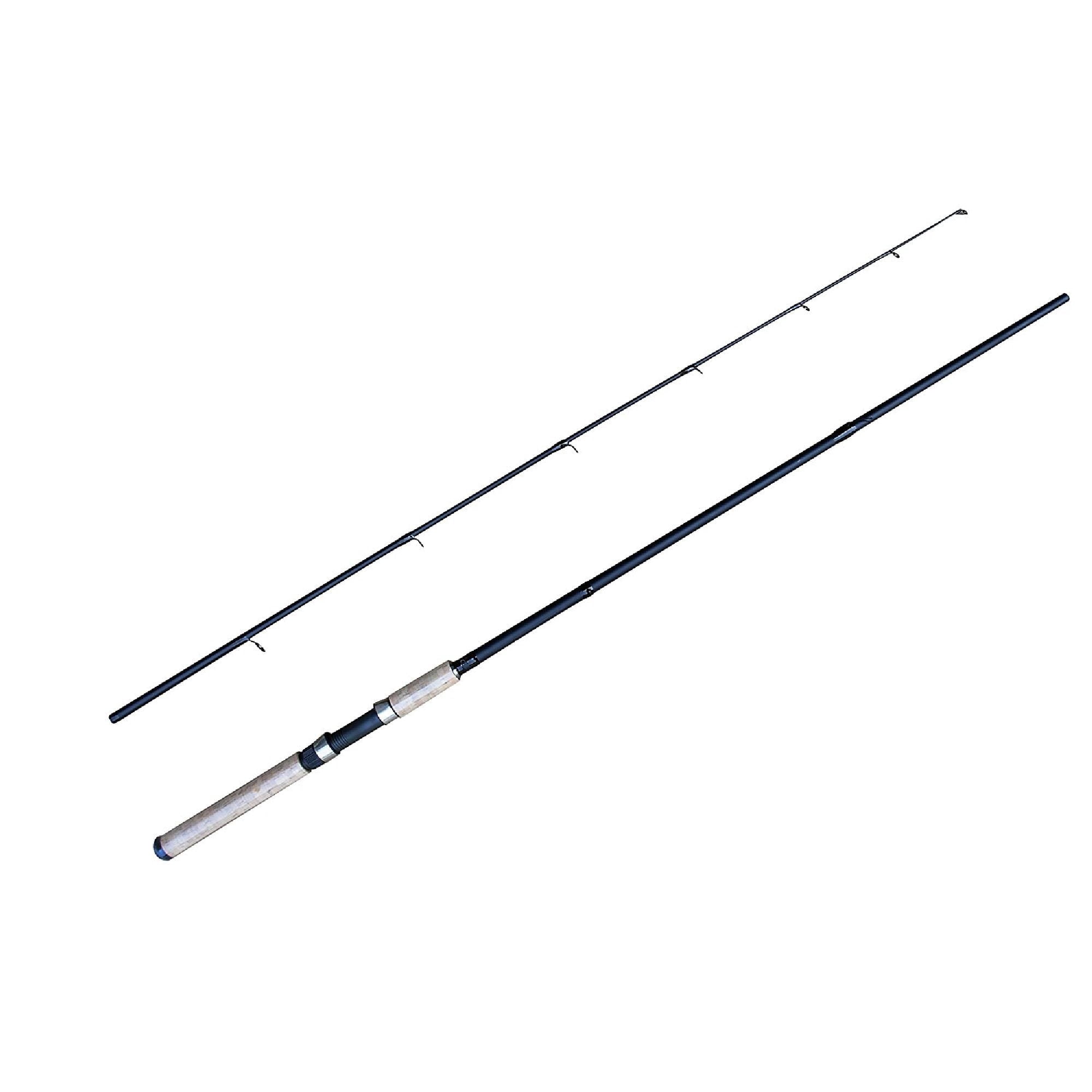 CarbonZeal 2-Piece Strong and Lightweight Portable Carbon Fiber, Graphite Spinning Fishing Rod, Fishing Pole Spinning Rod, carbon and glass fiber trout fishing pole