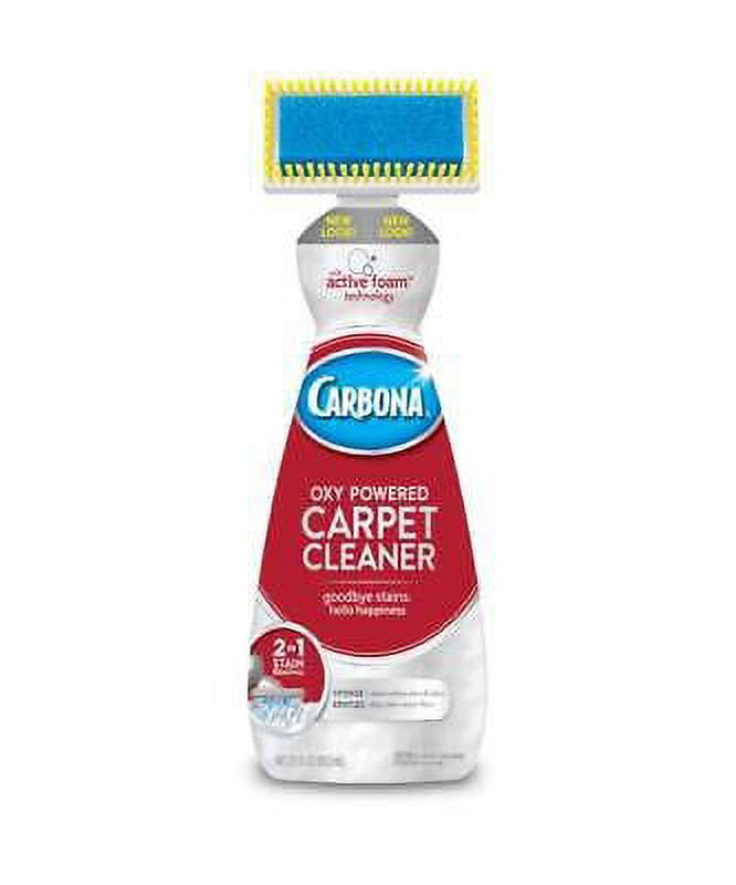 2Pc Carbona 2 in 1 Oxy Powered No Scent Carpet Cleaner 27.5 oz