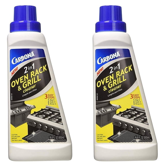 Carbona 320 Carbona 2-In 1 Oven Rack And Barbeque Cleaner 500ml, 2 PACK