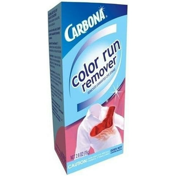 Carbona Color Run Remover - Color Safe Laundry Stain Remover - 12 Pack, 2.6 Ounce Box