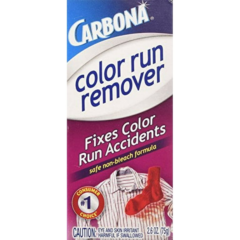 Carbona® Color Run Remover | Powerful Color Bleed Eliminator | Fixes Color  Run Accidents | 2.6 Oz, 1 Pack